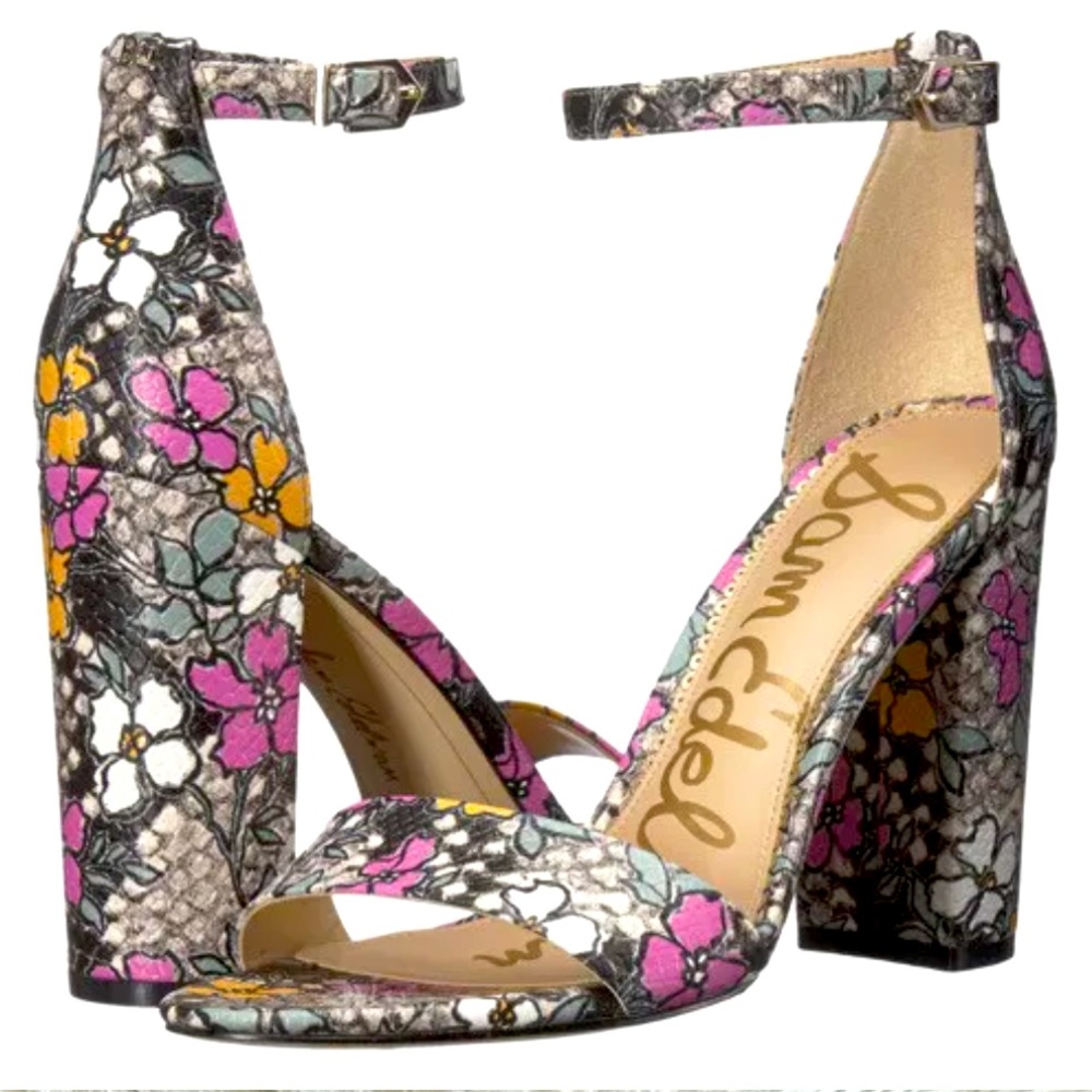 Sam Edelman Floral Yaro Sandals/ Heels